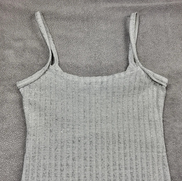 Gear Company Y2K Metallic Ribbed Cyberpunk Rave Mini Dress - Picture 11 of 11